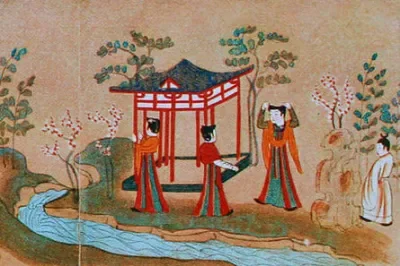 Envió de un Buda de bronce a la corte