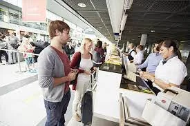 The change in airline check in