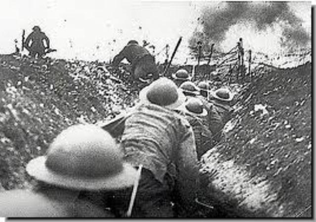 Start of the battle of Somme.