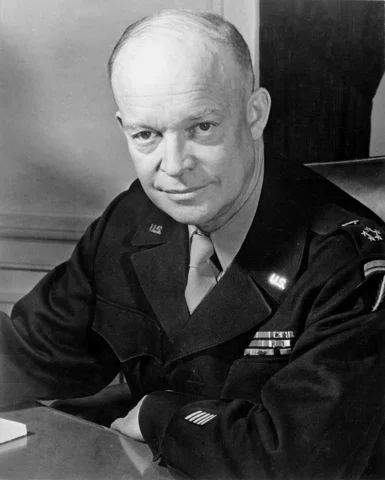 Eisenhower takes office
