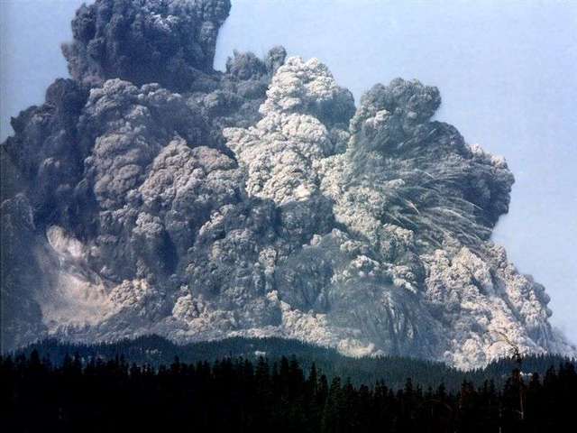 Mt. Saint Helens Erupts