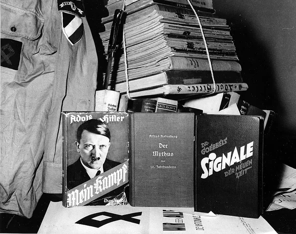 Hitler writes Mein Kampf