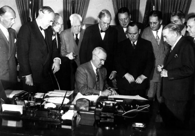 Enactment of Marshall Plan