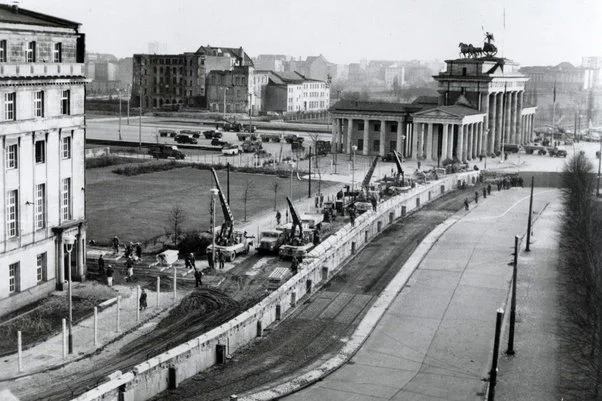 Berlin Wall Goes Up