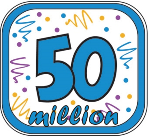 50 million blogs!