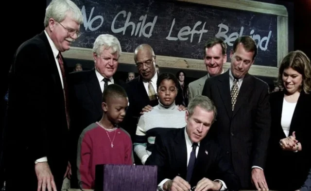 No Child Left Behind Act (NCLB) signed into law