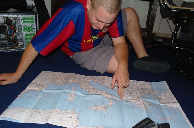 Observation de la carte...