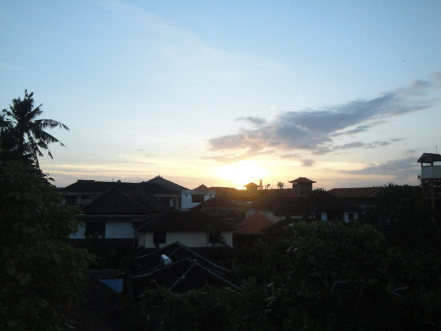 1ère nuit à l'hotel de Denpasar, la capitale