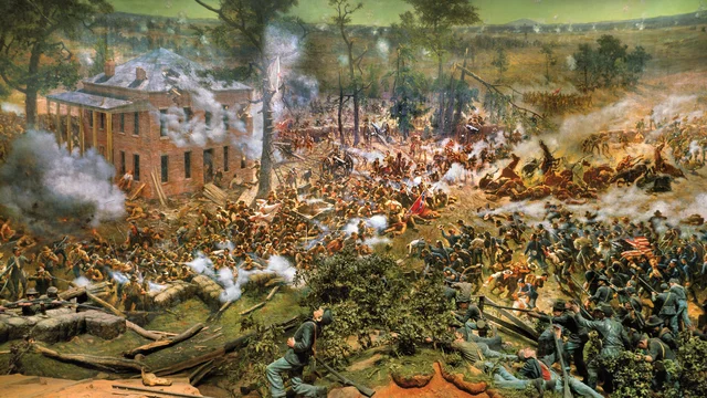 Battle of Atlanta (Western Theatre): Continuing their summer campaign to seize the important rail and supply hub of Atlanta, Union forces commanded by William T. Sherman overwhelmed and defeated Confederate forces defending the city under John Bell Hood