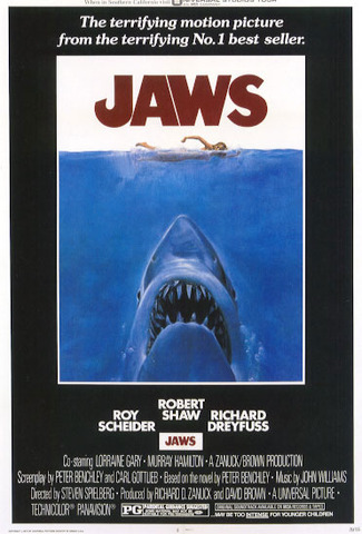 Jaws (Les dents de la mer) premier blockbuster