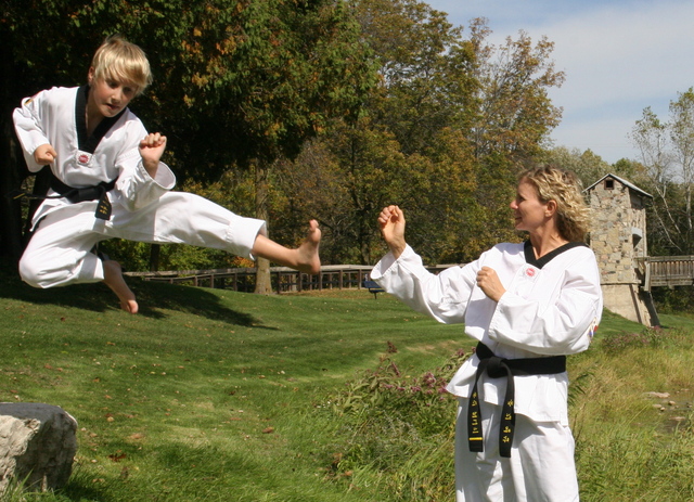 I got my black belt in Tae Kwon Do