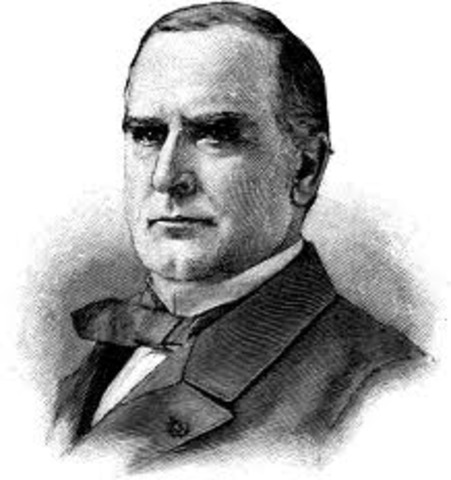 william mckinley takes office