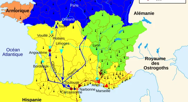 Batalla de Vouillé - Campus Vogladensis -