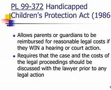 Education of the Handicapped Act Amendments