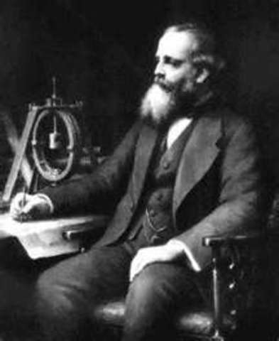 James Clerk Maxwell has the idea that radio waves exist.