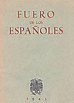 FUERO DE LOS ESPAÑOLES