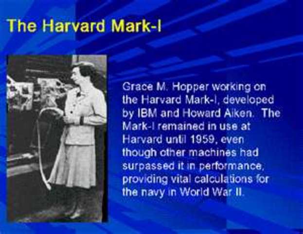 Engineers at Harvard and IBM build the Harvard Mark I computer