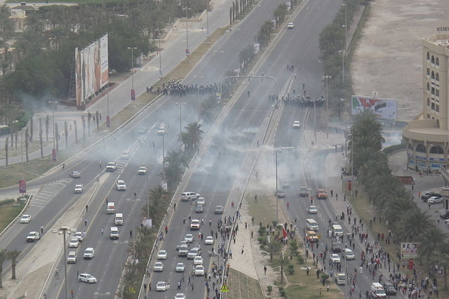 Demonstrators overwhelm police