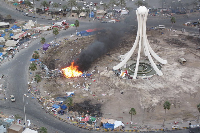 Streets of Bahrain’s capital erupt in violence