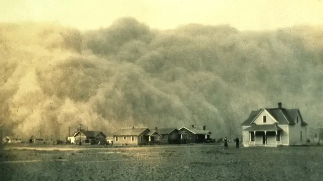 great depression sand storm