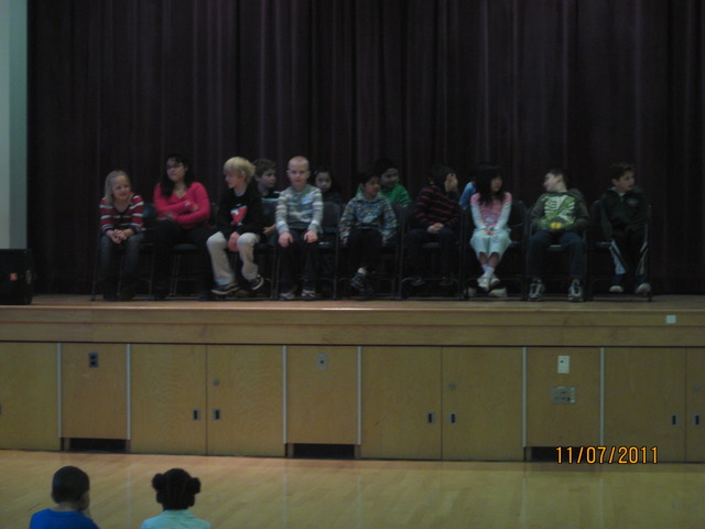 I gave my student council speech