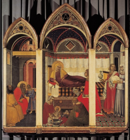 PIETRO LORENZETTI,Birth of the Virgin