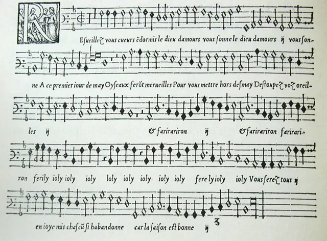 3 notable songs from the the Renaissance era