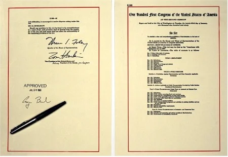 Americans with Disabilities Act Passed
