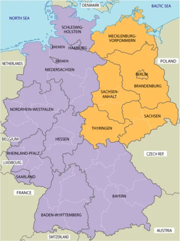 Postwar occupation and division of Germany