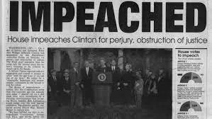 Bill Clinton Impeached by the House of Representatives