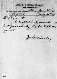 13th Amendment ratified