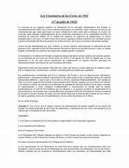Ley constitutiva de Cortes
