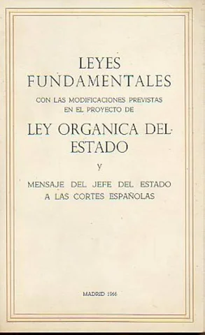 Ley Orgánica del Estado