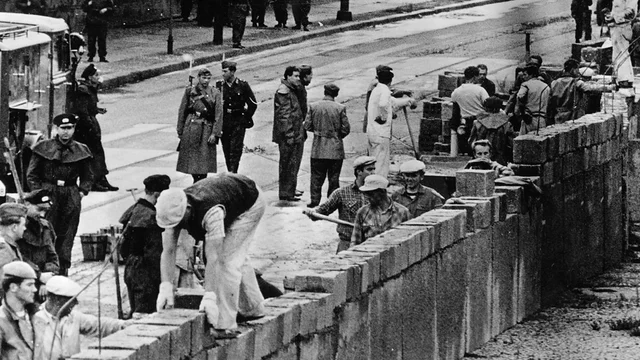 Berlin Wall Goes Up