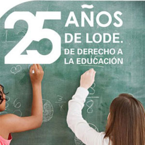 1985, fue presentada la Ley Orgánica del Derecho a la Educación (LODE)