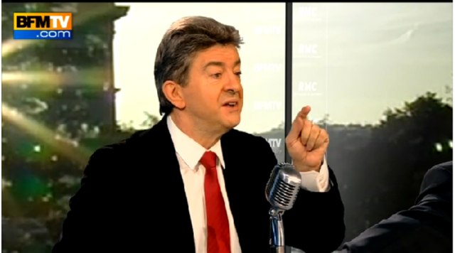 Jean-Luc Mélanchon sur BFM-TV