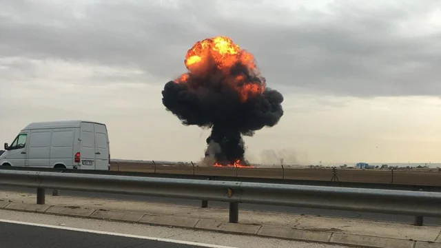 Accidente de un F-18