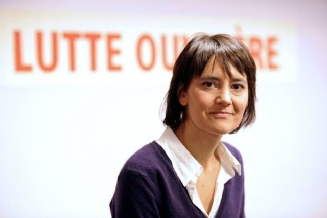 Nathalie Arthaud à Paris