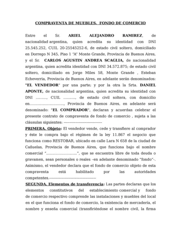 PASO 5: OTORGAMIENTO DEL DOCUMENTO DE TRANSFERENCIA