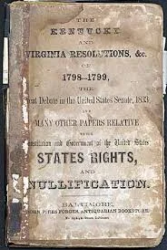 Virginia and Kentucky Resolutions