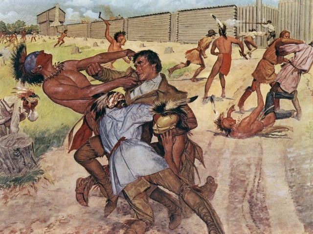 shawnee indians attack