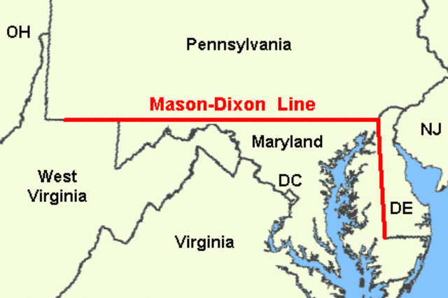 The Mason-Dixon Line