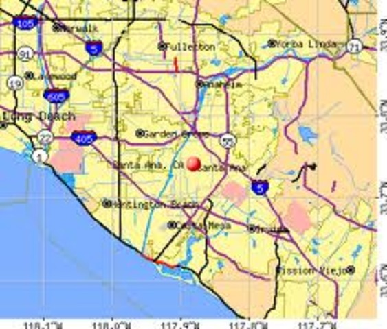 THE HISTORY OF SANTA ANNA, CALIFORNIA