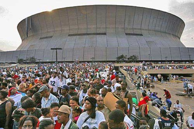 The Louisiana Superdome - Late Sunday Night