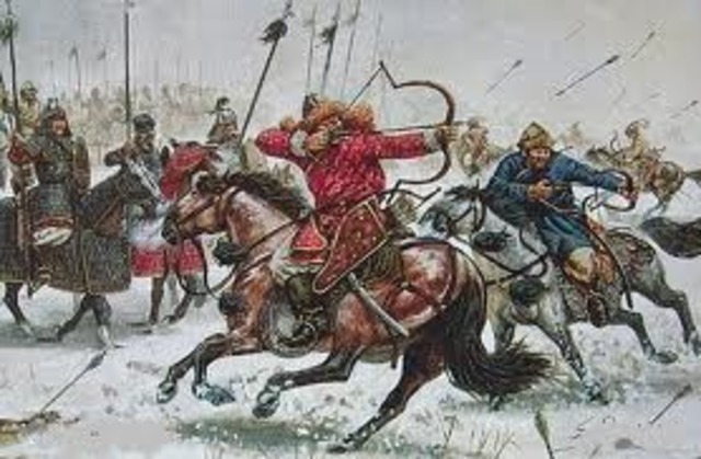 Mongols conquer Kievan Rus