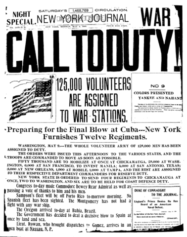 War Called to Duty (Yellow Press)