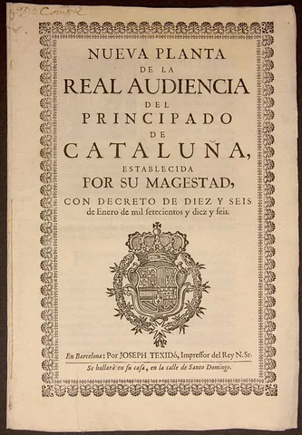 Decretos de Nueva Planta.