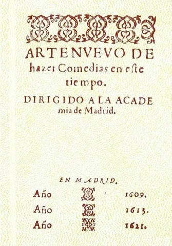 Arte nuevo de hacer comedias de Lope de Vega.