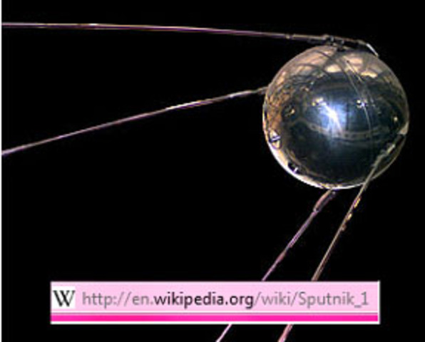 USSR launches Sputnik