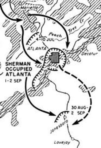 Sherman Marches Through North and South Carolina